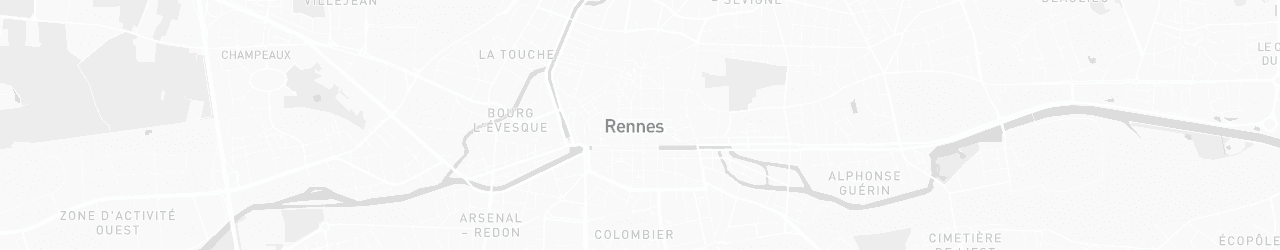 Karte von Rennes