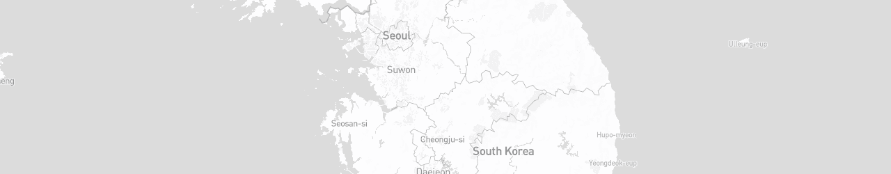 Mappa di Corea del Sud